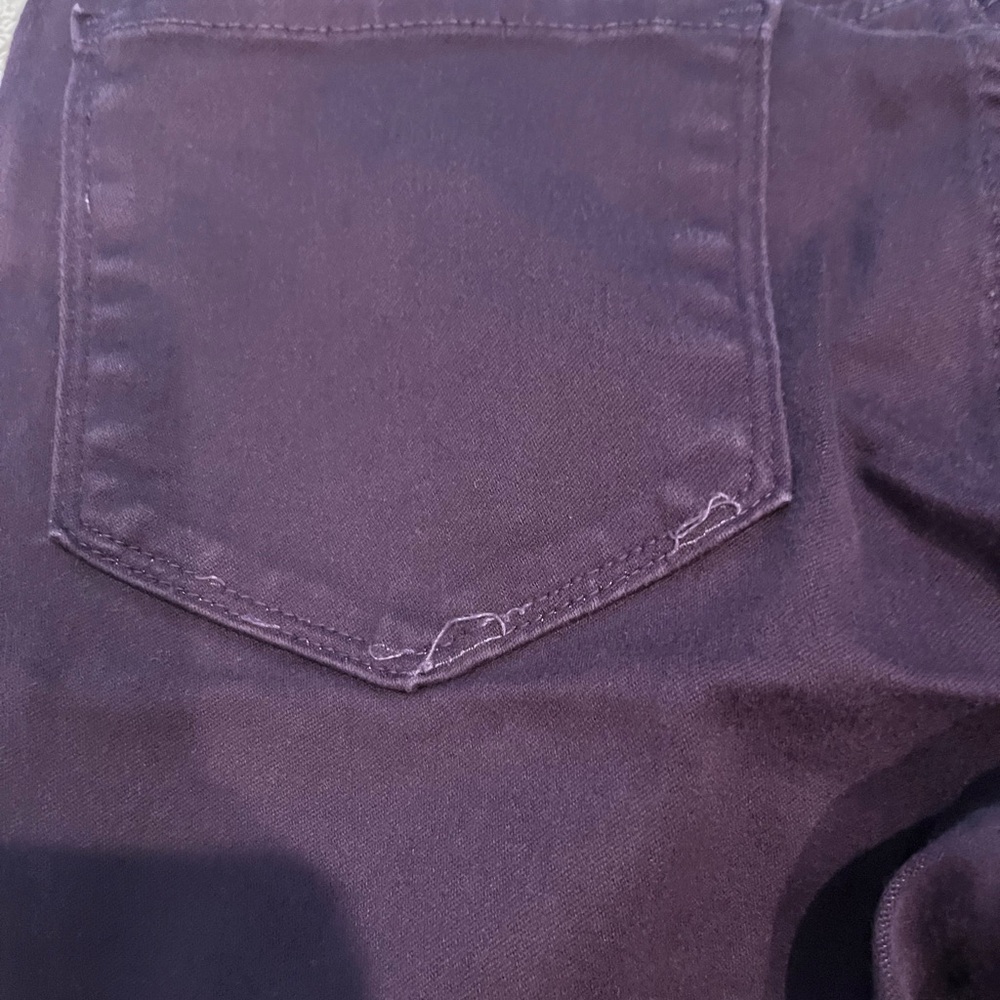 NYDJ Women's Deep Purple Straight Leg Jeans - Picture 4 of 4